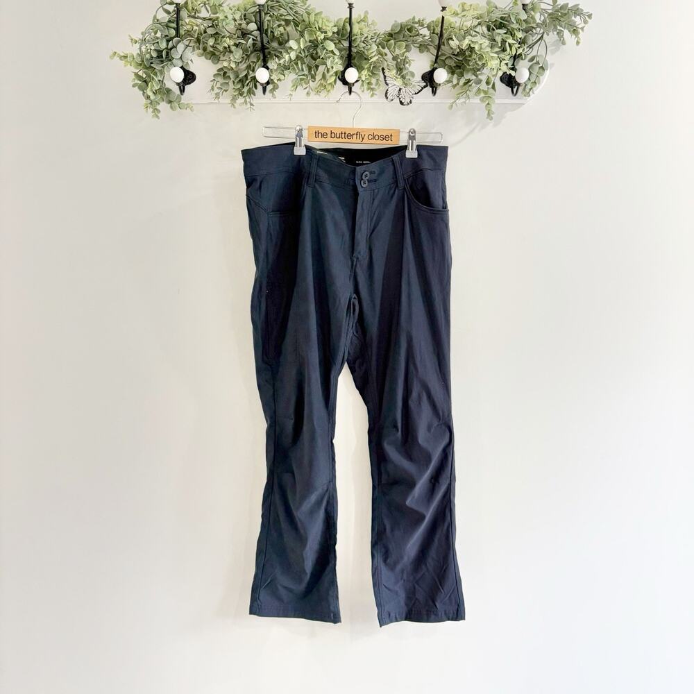 PrAnA womens navy active hiking pants 14 L 5846